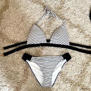 Victorias Secret Striped Bikini